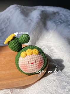 crochet pattern baby cactus.