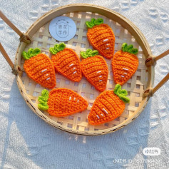 crochet pattern carrot hairpin