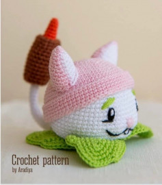 crochet pattern cattail plants vs zombies collection
