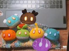 crochet pattern colorful dumplings