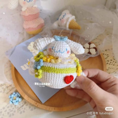crochet pattern cupcake bunny pochacco.