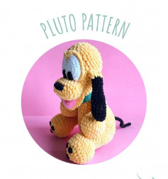 Crochet Pattern Dog Pluto