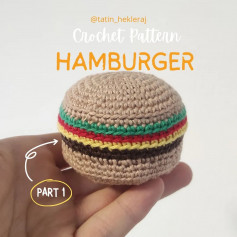 crochet pattern hamburger
