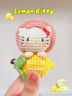 crochet pattern lemon kitty