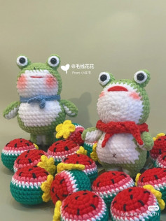 crocheted frog eyes crochet pattern