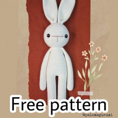 Fee Pattern Amigurumi White Rabbit