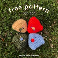 free crochet pattern bon bon