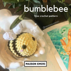 free crochet pattern bumblebee