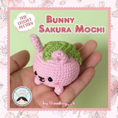 free crochet pattern bunny sakura mochi