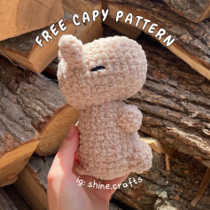 Free crochet pattern Capybara