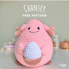 free crochet pattern chansey