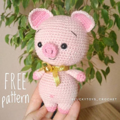 free crochet pattern little piggy