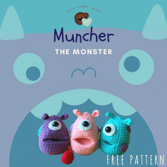 free crochet pattern muncher the monster