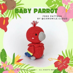 free crochet pattern parrot