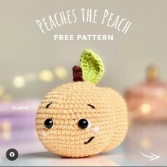 free crochet pattern peaches the peach