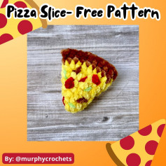 free crochet pattern pizza slice