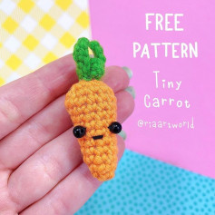 free crochet pattern tiny carrot