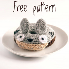 free crochet pattern totoro donut