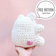 free crochet pattern white bear