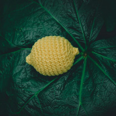 free crochet pattern yellow lemon
