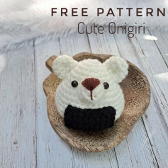 free pattern cute onigiri