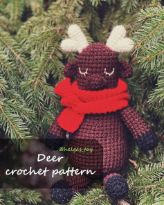 free pattern deer crochet