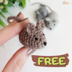 Free pattern gray mouse
