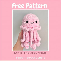 free pattern Janie the jellyfish