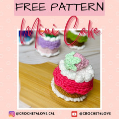 free pattern mini cake