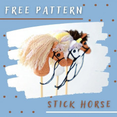 free pattern stick horse