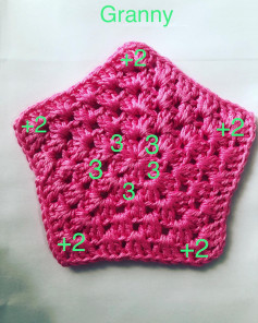 free pink hexagon pattern.