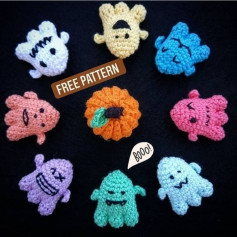 Fun ghost crochet pattern.