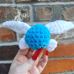 Golden Snitch crochet pattern, the ball from the movie harry potter