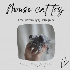 Gray mouse crochet pattern