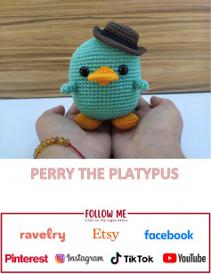 perry the platypus crochet pattern