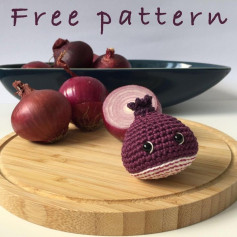 Purple onion crochet pattern