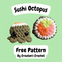 sushi octopus free pattern