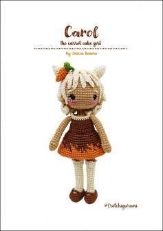 The Carrot cake girl crochet pattern