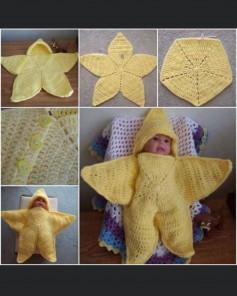 baby star free crochet pattern