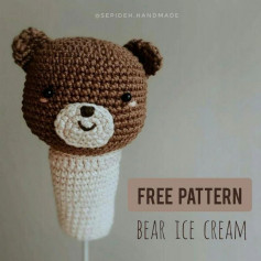bear ice cream crochet pattern