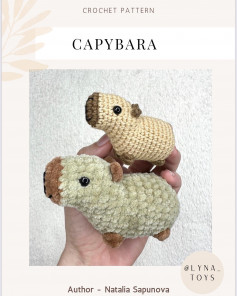 Capybara Free Crochet Pattern.