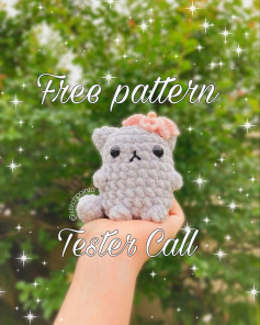 chubby kitty crochet pattern