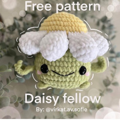 daisy fellow free crochet pattern