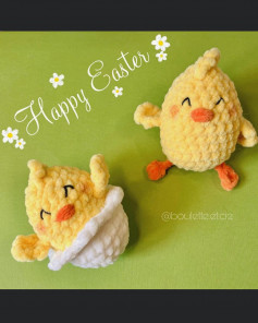 easter egg chick crochet pattern
