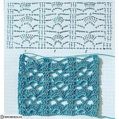 free crochet fan pattern