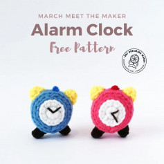 free crochet pattern alarm clock