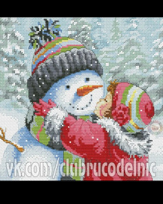 free crochet pattern baby and snowman
