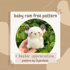 free crochet pattern baby ram