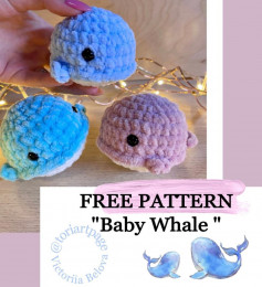 free crochet pattern baby whale