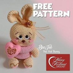 free crochet pattern beetee the vol bunny
